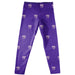 Western Carolina Catamounts Leggings Purple All Over Logo - Vive La Fête - Online Apparel Store