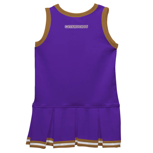 Western Carolina Catamounts Vive La Fete Game Day Purple Sleeveless Cheerleader Dress - Vive La Fête - Online Apparel Store