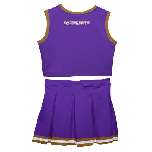 Western Carolina Catamounts Vive La Fete Game Day Purple Sleeveless Cheerleader Set - Vive La Fête - Online Apparel Store