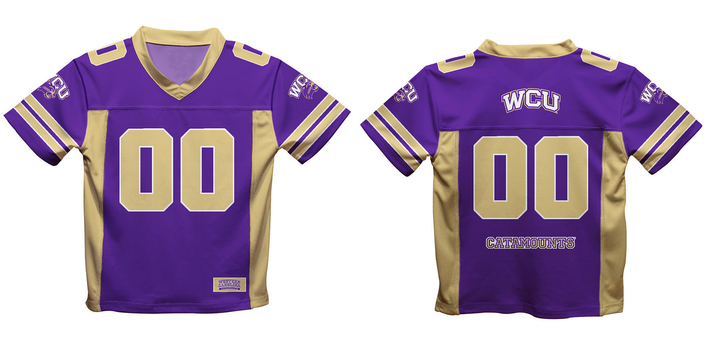 Western Carolina Catamounts Vive La Fete Game Day Purple Boys Fashion Football T-Shirt - Vive La Fête - Online Apparel Store