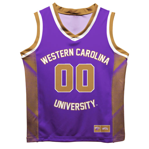 Western Carolina Catamounts Vive La Fete Game Day Purple Boys Fashion Basketball Top