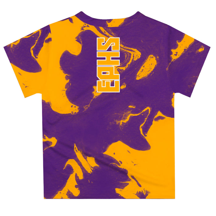 Williams College Ephs Vive La Fete Marble Boys Game Day Purple Short Sleeve Tee - Vive La Fête - Online Apparel Store