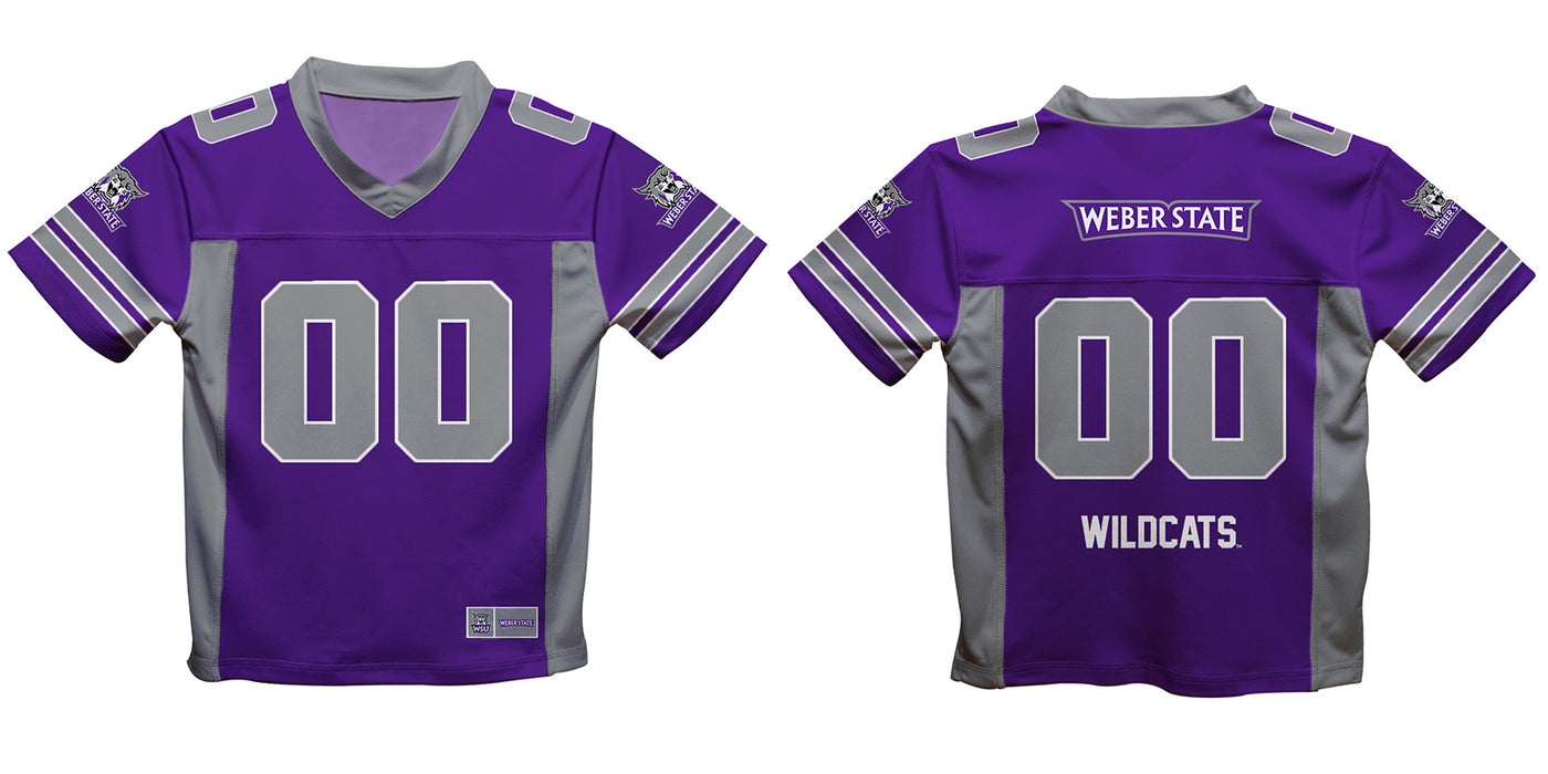 Weber State University Wildcats WSU Vive La Fete Game Day Purple Boys Fashion Football T-Shirt - Vive La Fête - Online Apparel Store