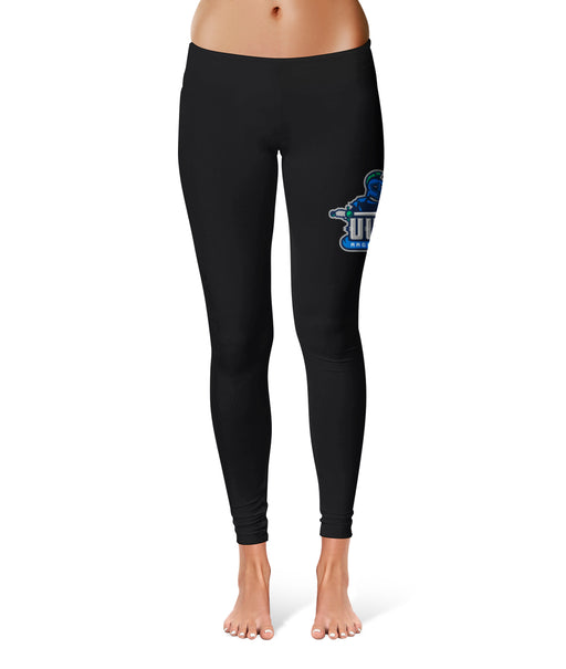 West Florida Argonauts WFU Game Day Collegiate Large Logo on Thigh Women Black Yoga Leggings 2.5 Waist Tights" - Vive La Fête - Online Apparel Store