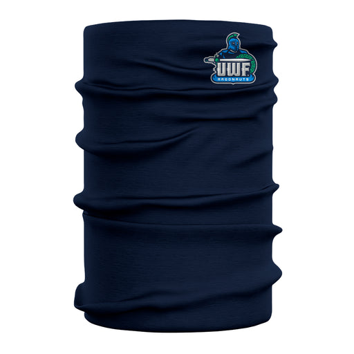West Florida Argonauts WFU Vive La Fete Navy Game Day Collegiate Logo Face Cover Soft  Four Way Stretch Neck Gaiter - Vive La Fête - Online Apparel Store