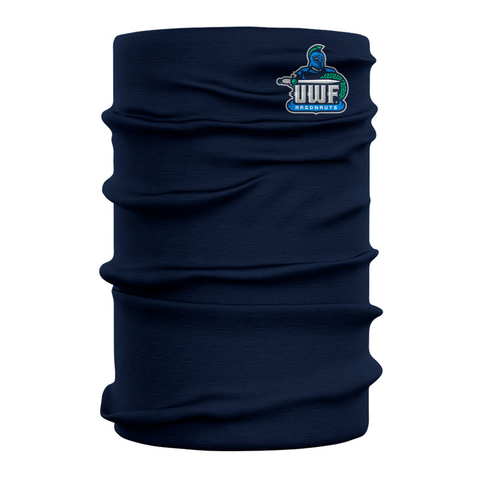 West Florida Argonauts WFU Vive La Fete Navy Game Day Collegiate Logo Face Cover Soft  Four Way Stretch Neck Gaiter - Vive La Fête - Online Apparel Store