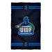 West Florida Argonauts WFU Vive La Fete Game Day Absorvent Premium Navy Beach Bath Towel 51 x 32" Logo and Stripes" - Vive La Fête - Online Apparel Store