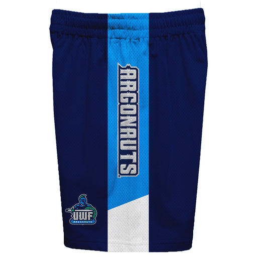 West Florida Argonauts UWF Vive La Fete Game Day Navy Stripes Boys Solid Blue Athletic Mesh Short - Vive La Fête - Online Apparel Store