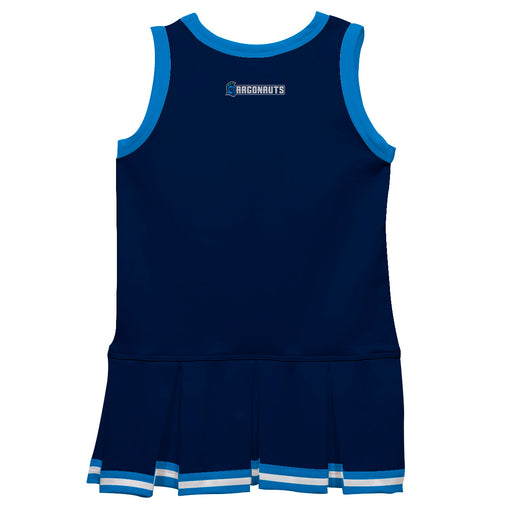 West Florida Argonauts UWF Vive La Fete Game Day Navy Sleeveless Cheerleader Dress - Vive La Fête - Online Apparel Store
