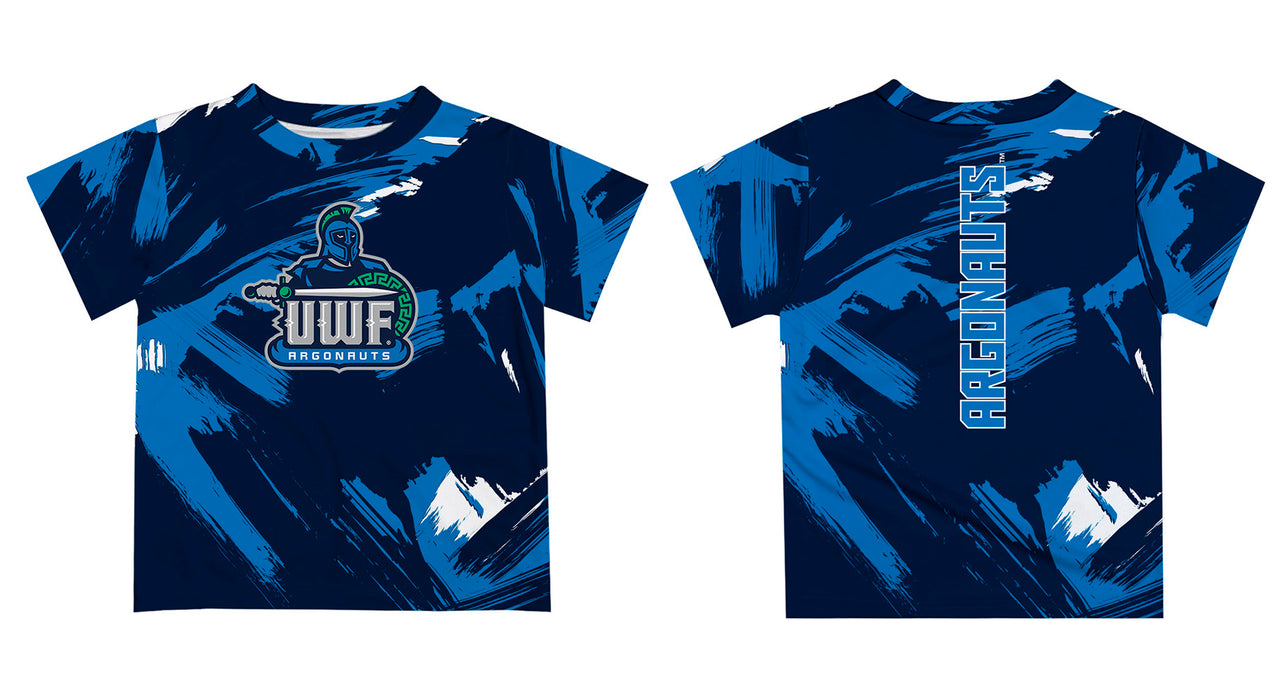 West Florida Argonauts UWF Vive La Fete Boys Game Day Navy Short Sleeve Tee Paint Brush - Vive La Fête - Online Apparel Store