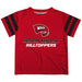 Western Kentucky Stripes Red Short Sleeve Tee Shirt - Vive La Fête - Online Apparel Store