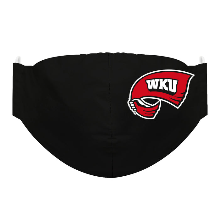 Western Kentucky Hilltoppers Face Mask Solid Black - Vive La Fête - Online Apparel Store