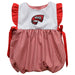 Western Kentucky Hilltoppers Embroidered Red Cardinal Gingham Girls Bubble