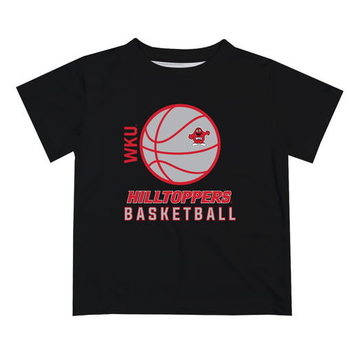 Western Kentucky Hilltoppers Vive La Fete Basketball V1 Black Short Sleeve Tee Shirt