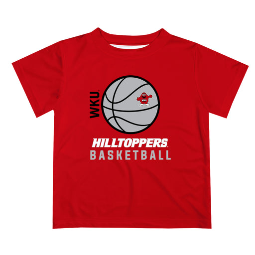 Western Kentucky Hilltoppers Vive La Fete Basketball V1 Red Short Sleeve Tee Shirt
