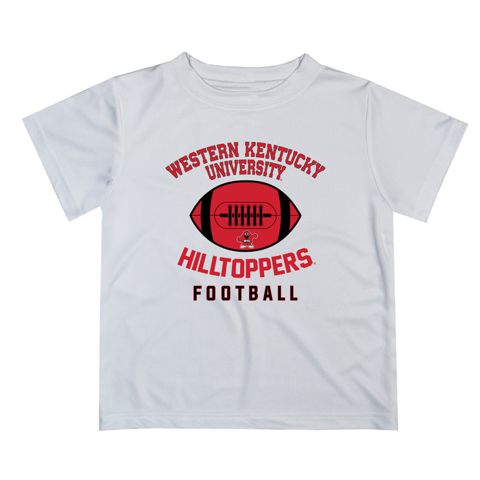 Western Kentucky Hilltoppers Vive La Fete Football V2 White Short Sleeve Tee Shirt