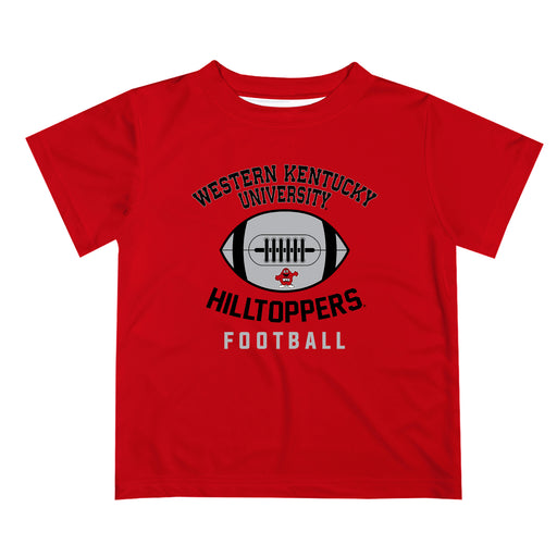 Western Kentucky Hilltoppers Vive La Fete Football V2 Red Short Sleeve Tee Shirt