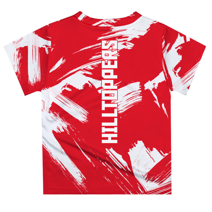 Western Kentucky Hilltoppers Vive La Fete Boys Game Day Red Short Sleeve Tee Paint Brush - Vive La Fête - Online Apparel Store