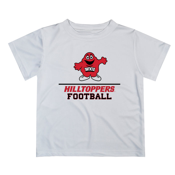 Western Kentucky Hilltoppers Vive La Fete Football V1 White Short Sleeve Tee Shirt