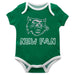 Northwest Missouri Bearcats Vive La Fete Infant Game Day Green Short Sleeve Onesie New Fan Logo and Mascot Bodysuit - Vive La Fête - Online Apparel Store