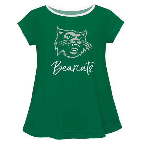 Northwest Missouri Bearcats Vive La Fete Girls Game Day Short Sleeve Green Top with School Mascot and Name - Vive La Fête - Online Apparel Store