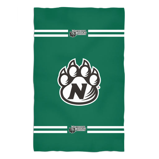 Northwest Missouri Bearcats Vive La Fete Game Day Absorvent Premium Green Beach Bath Towel 51 x 32" Logo and Stripes" - Vive La Fête - Online Apparel Store