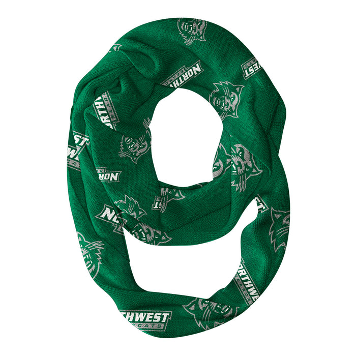 Northwest Missouri Bearcats Vive La Fete Repeat Logo Game Day Collegiate Women Light Weight Ultra Soft Infinity Scarf