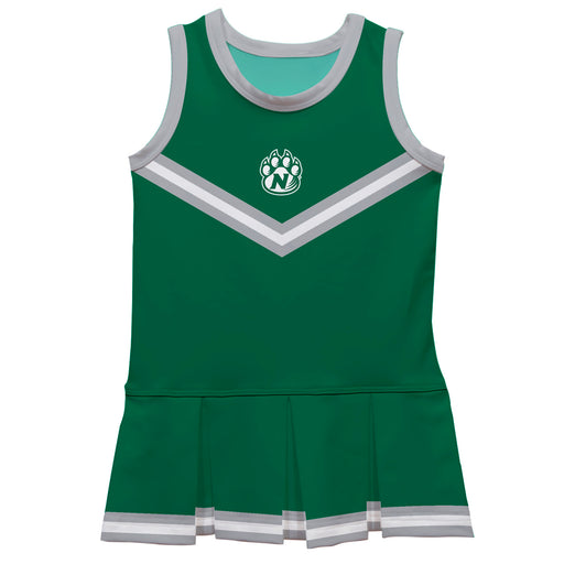 Northwest Missouri Bearcats Vive La Fete Game Day Green Sleeveless Cheerleader Dress