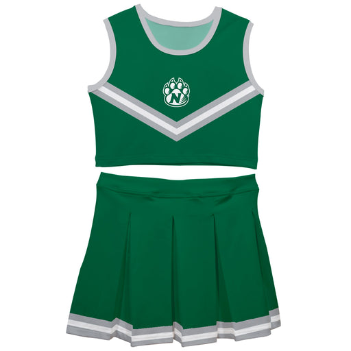 Northwest Missouri Bearcats Vive La Fete Game Day Green Sleeveless Cheerleader Set