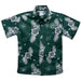 Northwest Missouri State University Bearcats Hunter Green Hawaiian Short Sleeve Button Down Shirt
