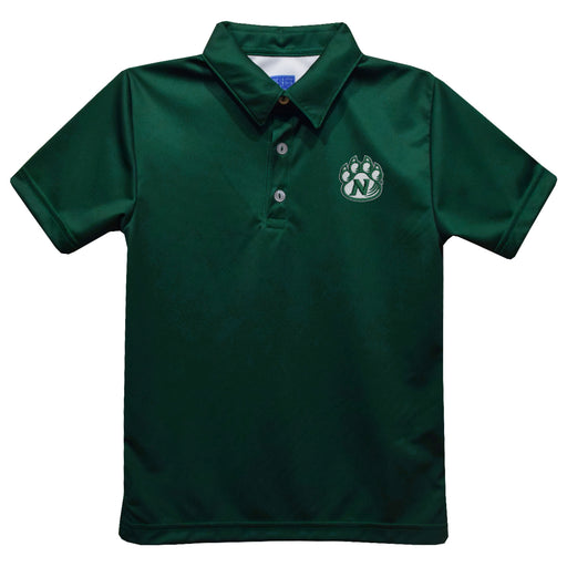 Northwest Missouri State University Bearcats Embroidered Hunter Green Short Sleeve Polo Box Shirt