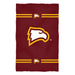 Winthrop University Eagles Vive La Fete Game Day Absorvent Premium Maroon Beach Bath Towel 51 x 32" Logo and Stripes" - Vive La Fête - Online Apparel Store