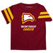 Winthrop University Eagles Maroon Tee Shirt Short Sleeve - Vive La Fête - Online Apparel Store