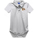 Winthrop University Eagles Embroidered White Solid Knit Polo Onesie