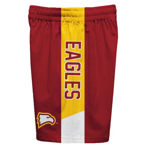 Winthrop Eagles Vive La Fete Game Day Garnet Stripes Boys Solid Gold Athletic Mesh Short - Vive La Fête - Online Apparel Store