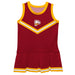 Winthrop University Eagles Vive La Fete Game Day Maroon Sleeveless Cheerleader Dress