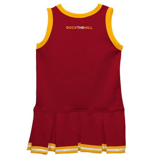 Winthrop University Eagles Vive La Fete Game Day Maroon Sleeveless Cheerleader Dress - Vive La Fête - Online Apparel Store