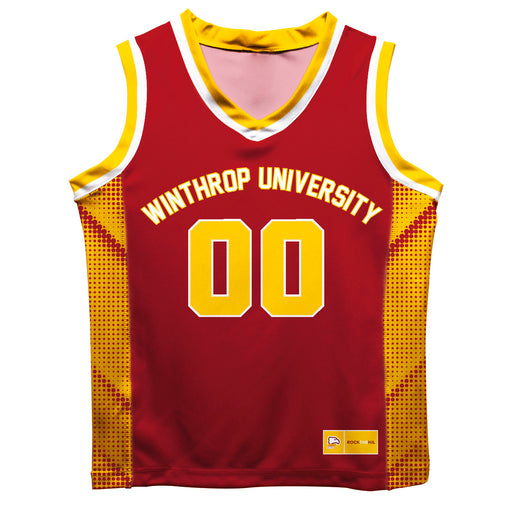 Winthrop University Eagles Vive La Fete Game Day Garnet Boys Fashion Basketball Top