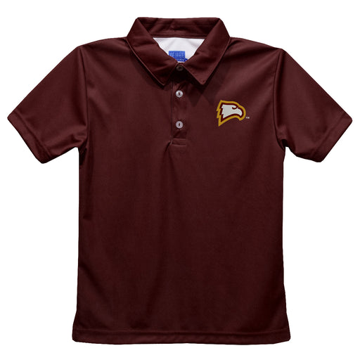 Winthrop University Eagles Embroidered Maroon Short Sleeve Polo Box Shirt