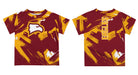 Winthrop University Eagles Vive La Fete Boys Game Day Garnet Short Sleeve Tee Paint Brush - Vive La Fête - Online Apparel Store