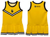 College of Wooster Fighting Scots Vive La Fete Game Day Yellow Sleeveless Youth Cheerleader Dress - Vive La Fête - Online Apparel Store