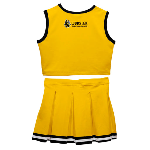 College of Wooster Fighting Scots Vive La Fete Game Day Yellow Sleeveless Chearleader Set - Vive La Fête - Online Apparel Store