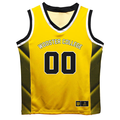 College of Wooster Fighting Scots Vive La Fete Game Day Yellow Boys Fashion Basketball Top