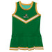 Wright State Raiders Vive La Fete Game Day Green Sleeveless Cheerleader Dress