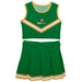 Wright State Raiders Vive La Fete Game Day Green Sleeveless Cheerleader Set