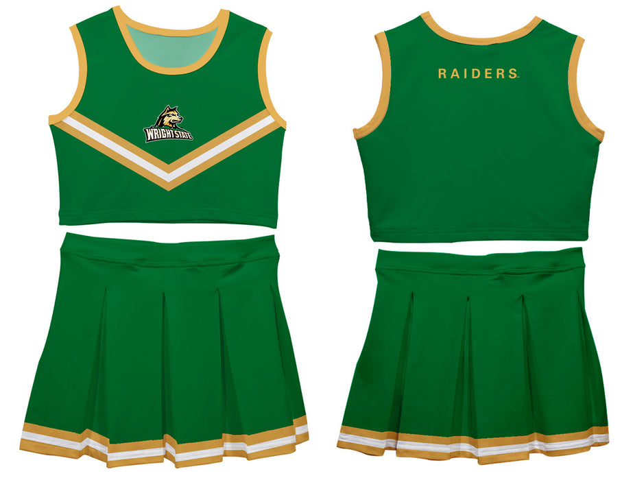 Wright State Raiders Vive La Fete Game Day Green Sleeveless Cheerleader Set - Vive La Fête - Online Apparel Store
