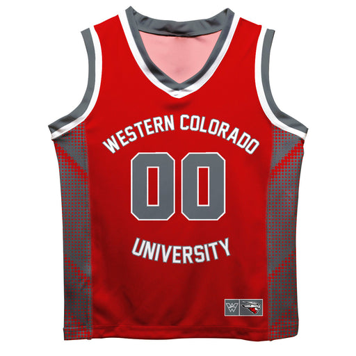 Western Colorado Mountaineer Vive La Fete Game Day Red Boys Fashion Basketball Top