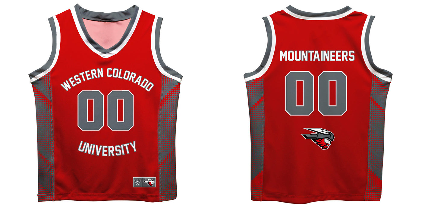 Western Colorado Mountaineer Vive La Fete Game Day Red Boys Fashion Basketball Top - Vive La Fête - Online Apparel Store