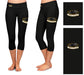 Milwaukee Panthers Vive La Fete Game Day Collegiate Large Logo on Thigh and Waist Girls Black Capri Leggings - Vive La Fête - Online Apparel Store