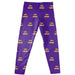 Stevens Point Pointers UWSP Vive La Fete Girls Game Day All Over Logo Elastic Waist Classic Play Purple Leggings Tights